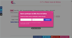 Desktop Screenshot of guiadesaloes.com.br