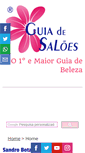 Mobile Screenshot of guiadesaloes.com.br