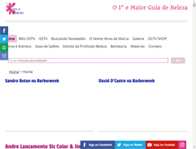Tablet Screenshot of guiadesaloes.com.br